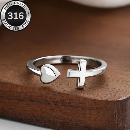 Walk By Faith™ Cross Ring