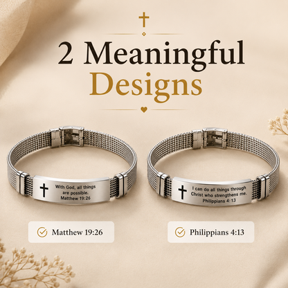 Faith & Strength Bracelet Set – Buy 1 Get 1 Free