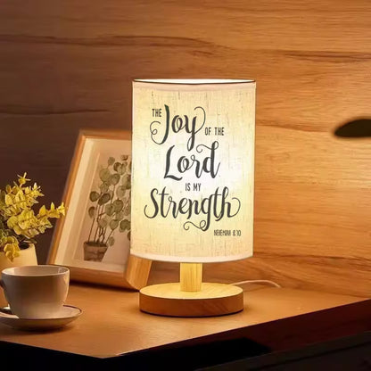 The Joy Of The Lord Is My Strength - Ambient LED Table Lamp