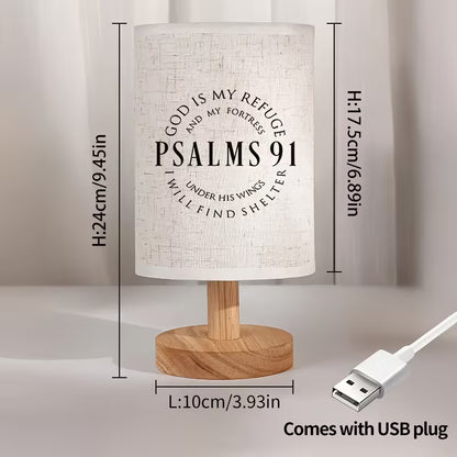 Psalms 91 - Ambient LED Table Lamp