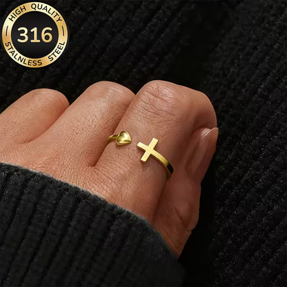 Walk By Faith™ Cross Ring