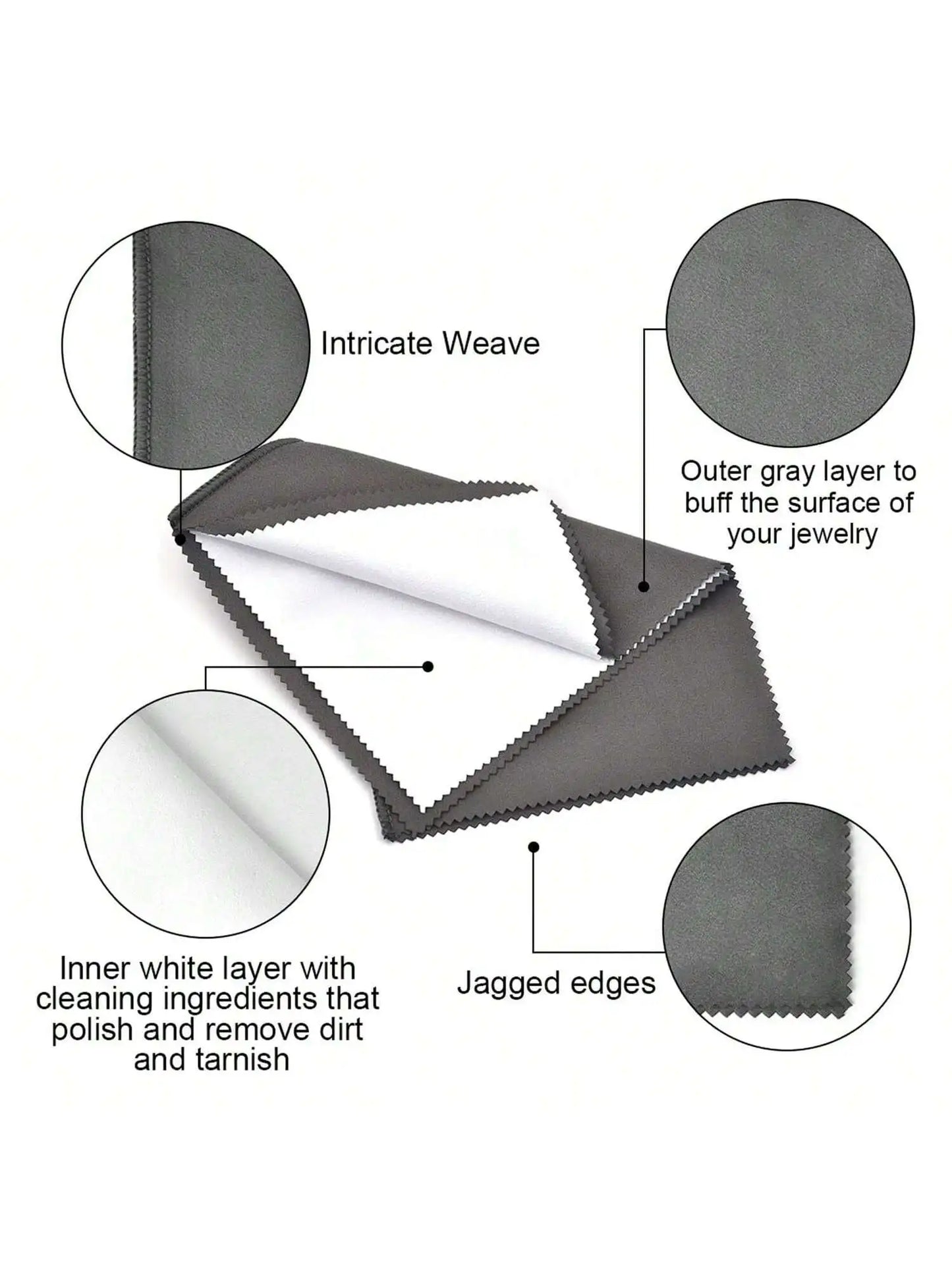 Multi-Layer Polishing Cleaning Cloth